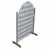 VidaXL Trellis Fence Panel Expandable Trellis Support for Roses Garden Backyard Outdoor 1.8x1 M Grey 310036