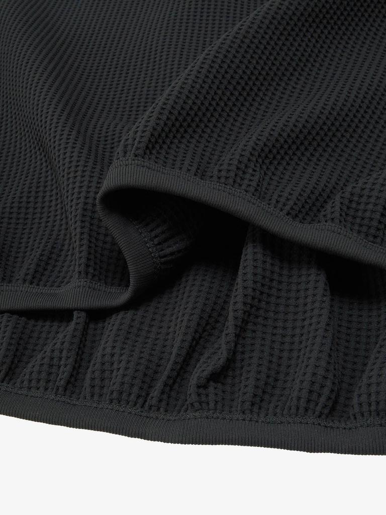 North Enride Waffle Crew XL [The Face] Sweatshirt, Black,