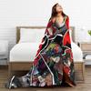Anime P-Persona 5 Blanket  Soft Street Trend Plush Throw Blanket For Outdoor Travel Flannel Bedspread Bed Cover
