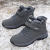 Fashion Men Winter Boots Fashion Warm Hiking Ankle Boots Waterproof Walking Work Travel Shoes Couple Outdoor Non-slip Snow Boots Women