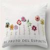 pc Spanish Christian Quote Pillow Cover D DoubleSided Print Polyester Cushion Case for Home Car Interior Sofa Bedroom Decor