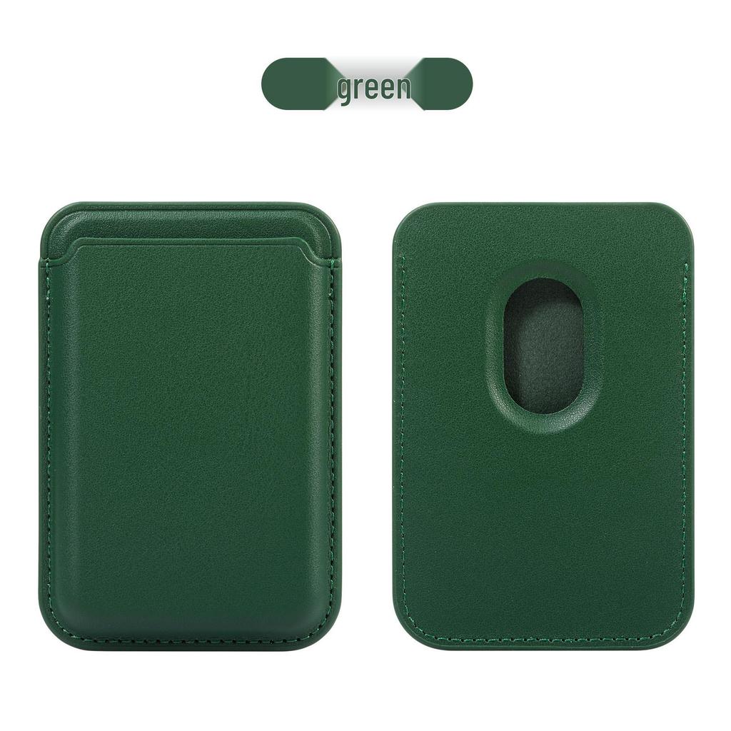 MagSafe Compatible Magnetic Leather Card Holder for iPhone 17/17 Pro