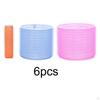 ,6Pcs Bangs Roll, Hair Dressing Curlers ,Hairstyle Ols Salon Curly Random Color DIY