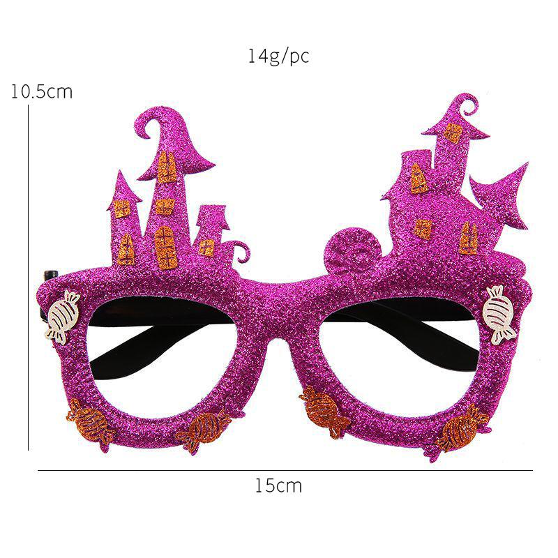 New Halloween Glasses Children's Funny Party Costumes Photo Prop Decorative Goods Skull-and-pumpkin Ghost Day Party