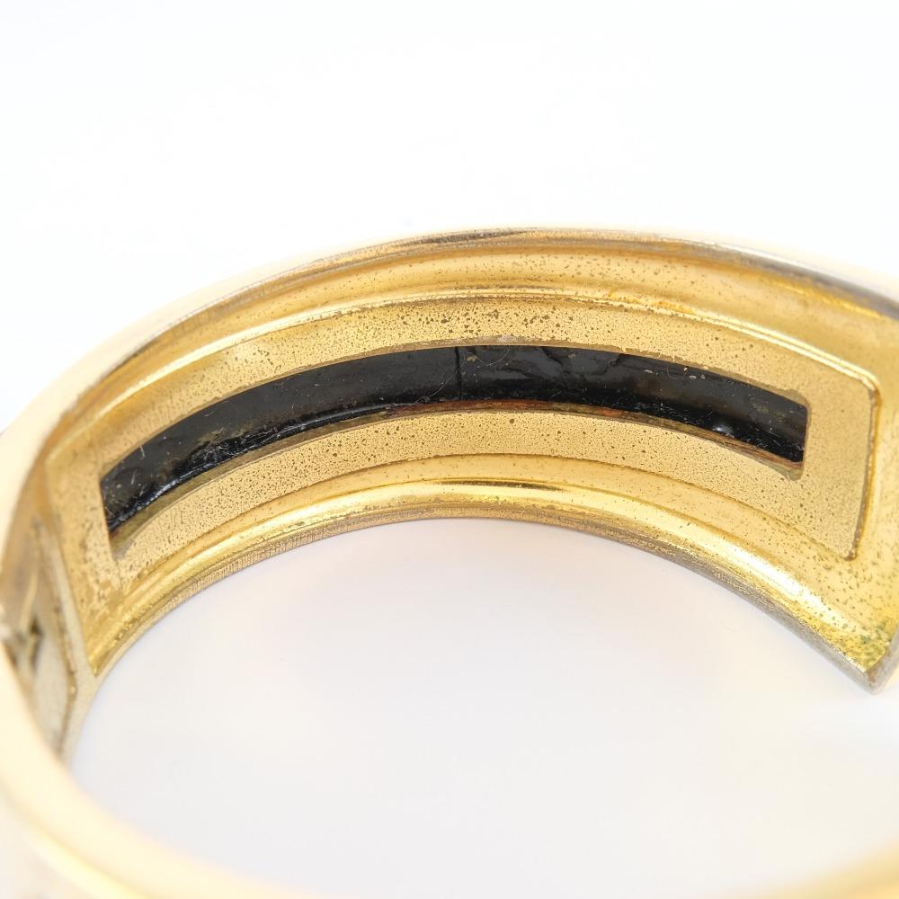 Dior Bracelet Bangle gold/black Plated Gold 74.8g Women Used
