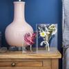 Modern Transparent Desktop Display Case Storage Box Artistic Design For Stationery Cosmetics Small Items Arrangement