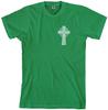 Threadrock Men's Celtic Cross Chest Design T Shirt Irish Religious