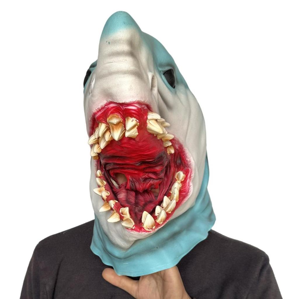Bloody Shark Latex Mask