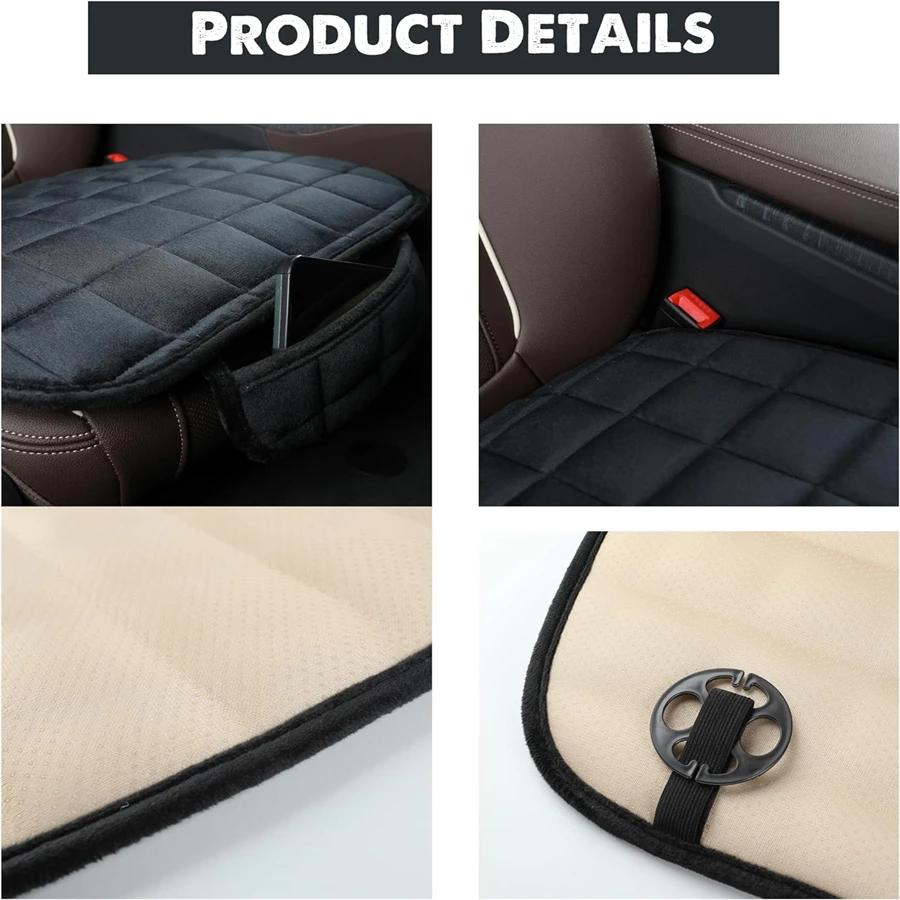1pc Universal Car Seat Cover Winter Warm Breathable Anti-slip Front Seat Cushion Fits Truck SUV Van Auto Interior Car Seat Cover