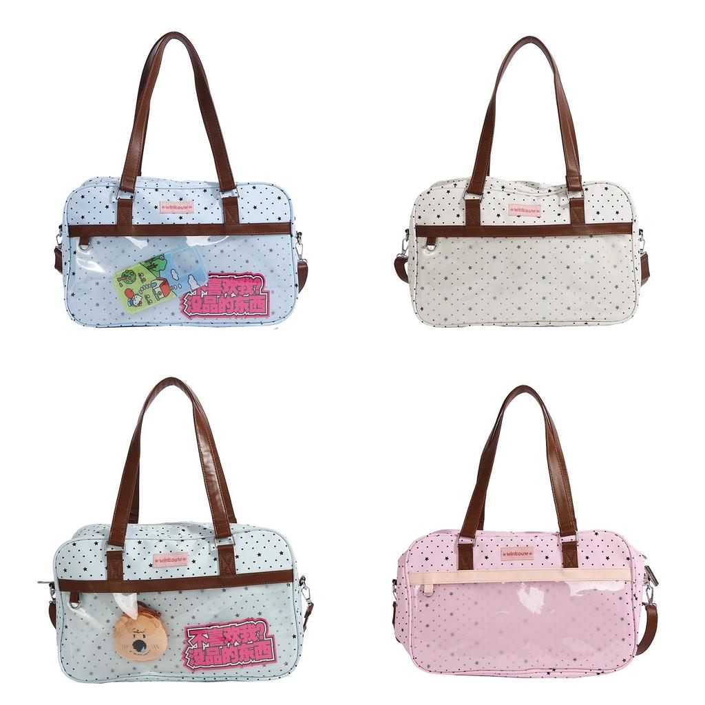 Cute Canvas Tote Bag For Daily Use With Spacious Storage For Students