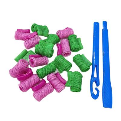 Hair Rollers 18 Pcs /set 15/23/28CM DIY Hair Curler Heatless Curls Snail Shape Curling Hair Tools  Portable Magic Hair Curler
