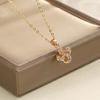 2026 Elegant Four-Leaf Clover Clavicle Necklace – High-End Design for Women