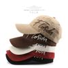 Hat Men's Spring and Autumn Personality Retro Alphabet Embroidery Bent Cap Outdoor Women's Travel Sunscreen Shade Baseball Cap