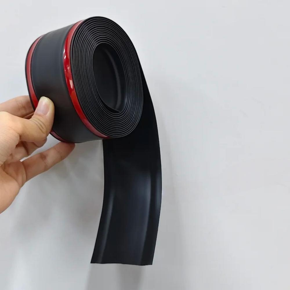 1roll 118.11X2.17in Self-Adhesive Flexible Cable Duct Wall Invisible Cable Organizer Floor Covering Decoration Wall Sticker