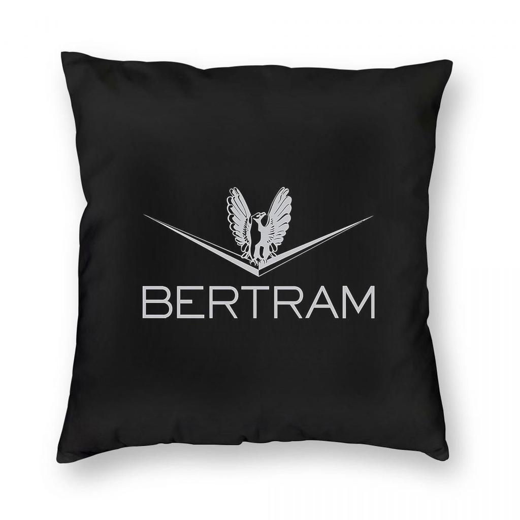 Betram Yachts Fishing Boats Square Pillowcase Polyester Linen Velvet Pattern Zip Decorative Throw Pillow Case Sofa Cushion Cover