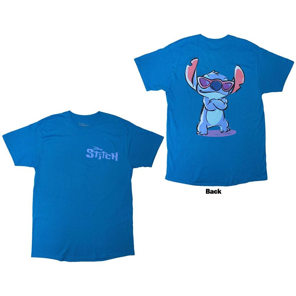 Unisex TShirt Stitch Logo (Blue) (Back Print) (Large) S
