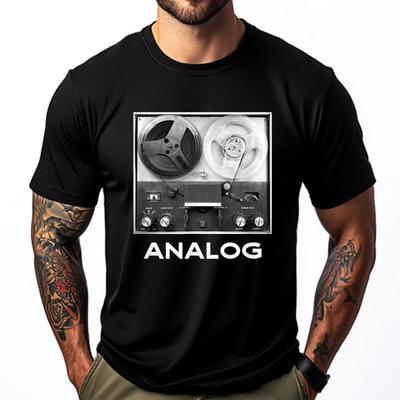 Spoel tot Spoel Cassette Analoge Tape Muziek Geluid Kleding Beperkte Tijd Speciale T-shirt Mannen T-shirts Kerstmis
