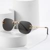 Frameless Sunglasses, Personalized Trimmed Ocean-Colored Glasses, Praise Multi-Color Colorful Sunglasses For Women