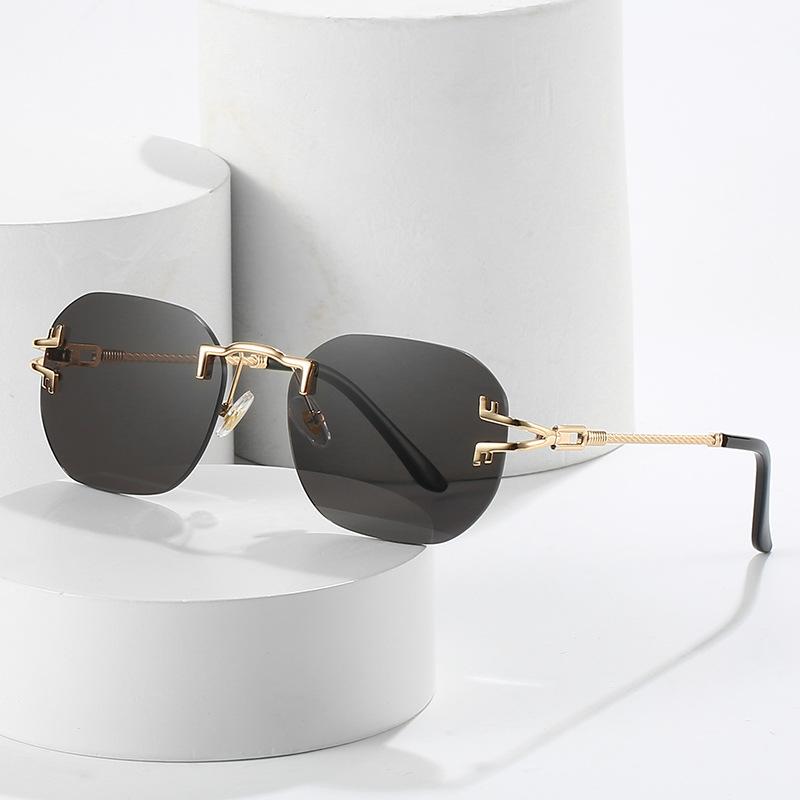Frameless Sunglasses, Personalized Trimmed Ocean-Colored Glasses, Praise Multi-Color Colorful Sunglasses For Women