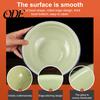 Unique Soup Bowl Vintage Enamel Deep Thickened Retro Rice Noodle Storage Container Dishwasher Safe Serving Pot for Hot Meals Basin