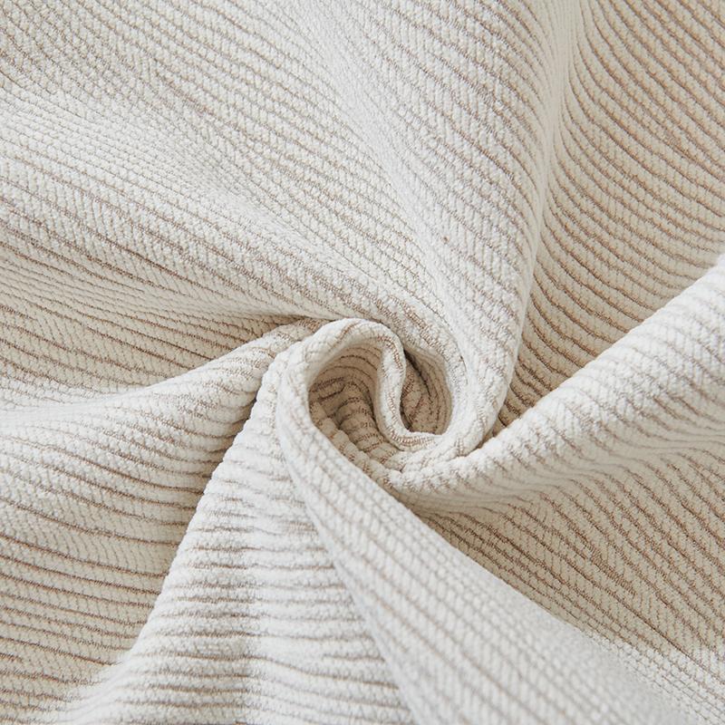 Four Seasons Universal Chenille Sofa Cover Sofa Pad Solid Color Striped Sofa Mat for Living Room Non-Slip L Shaped Couch Cushion
