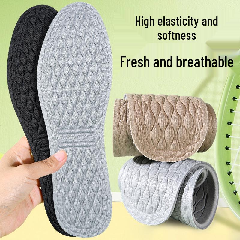 Comfort Breathable Thin Ultra-Soft Sports Insoles for Men & Women - Sweat-Proof Running Shoe Pads