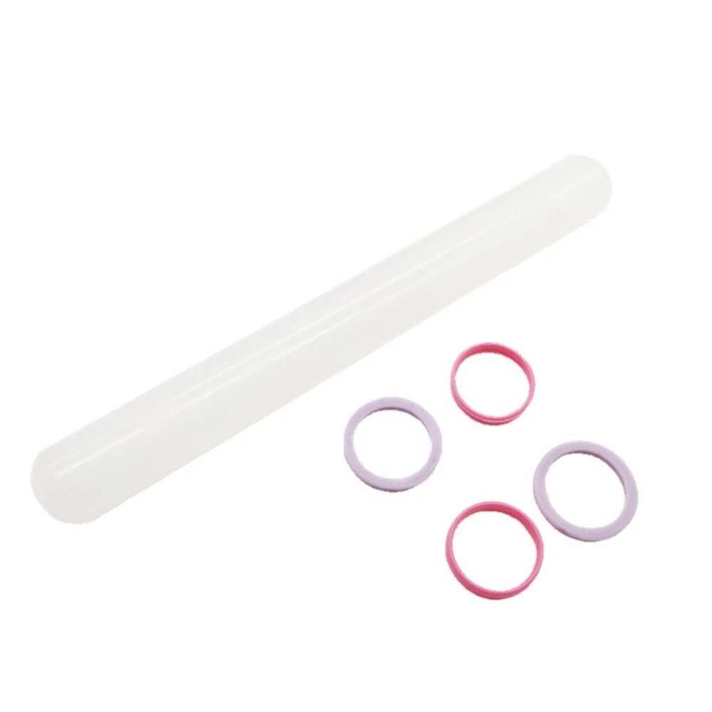 With Anti-slip Band Biscuit Rolling Pin PP Plastic Rolling Pin Dough Roller Fondant  Baking Tool