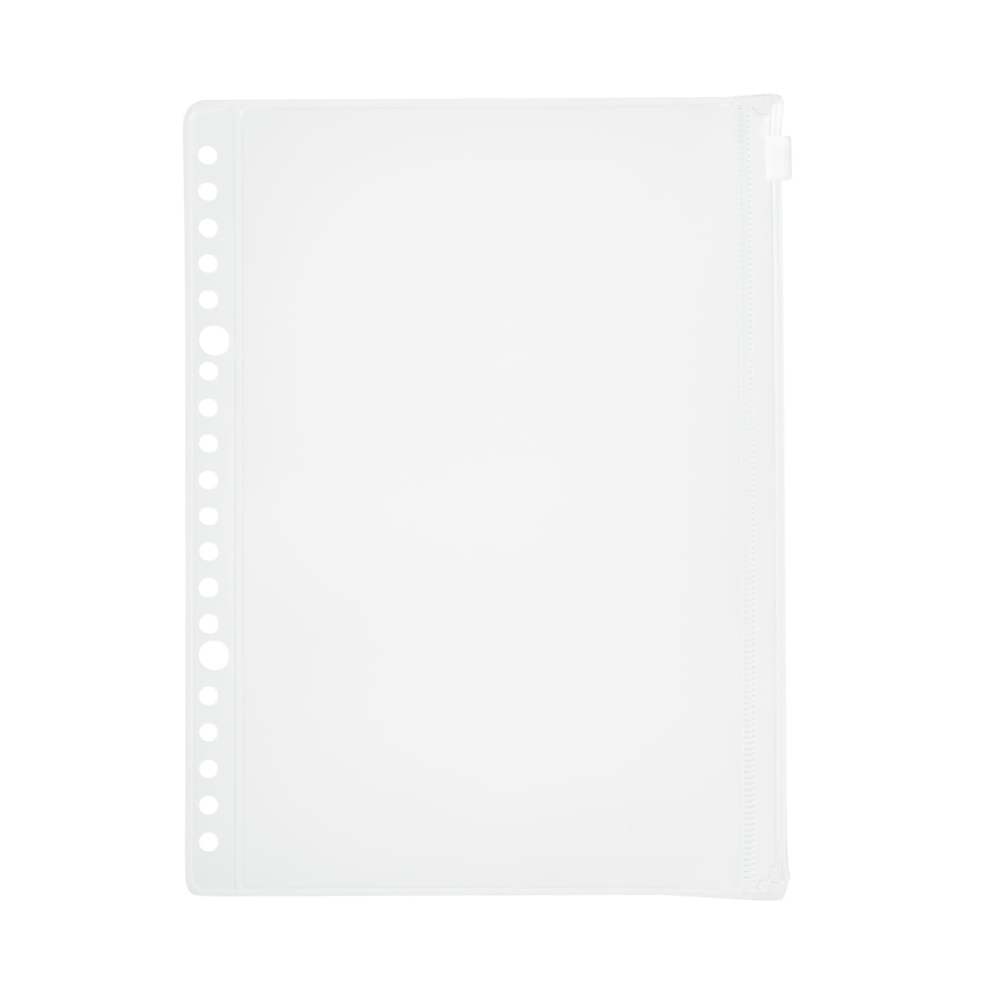 MUJI EVA Case for A5 with NAB68A3A Binders, 20-Hole, Zipper,