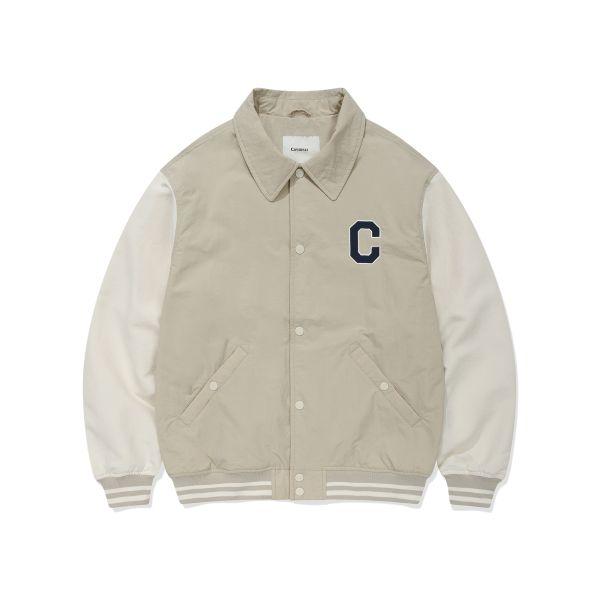 Covernat Early Autumn Fashion Casual Lapel Single-Breasted Versatile Jacket Unisex jackets Beige CO2501JK32BE
