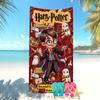 Fantasy Magic Character Pattern Microfiber Large Towel For Children Beach Swimming Shower