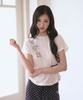 THE GREEN LAB Flower Essential Crop Short Sleeve Tee [Ivory]