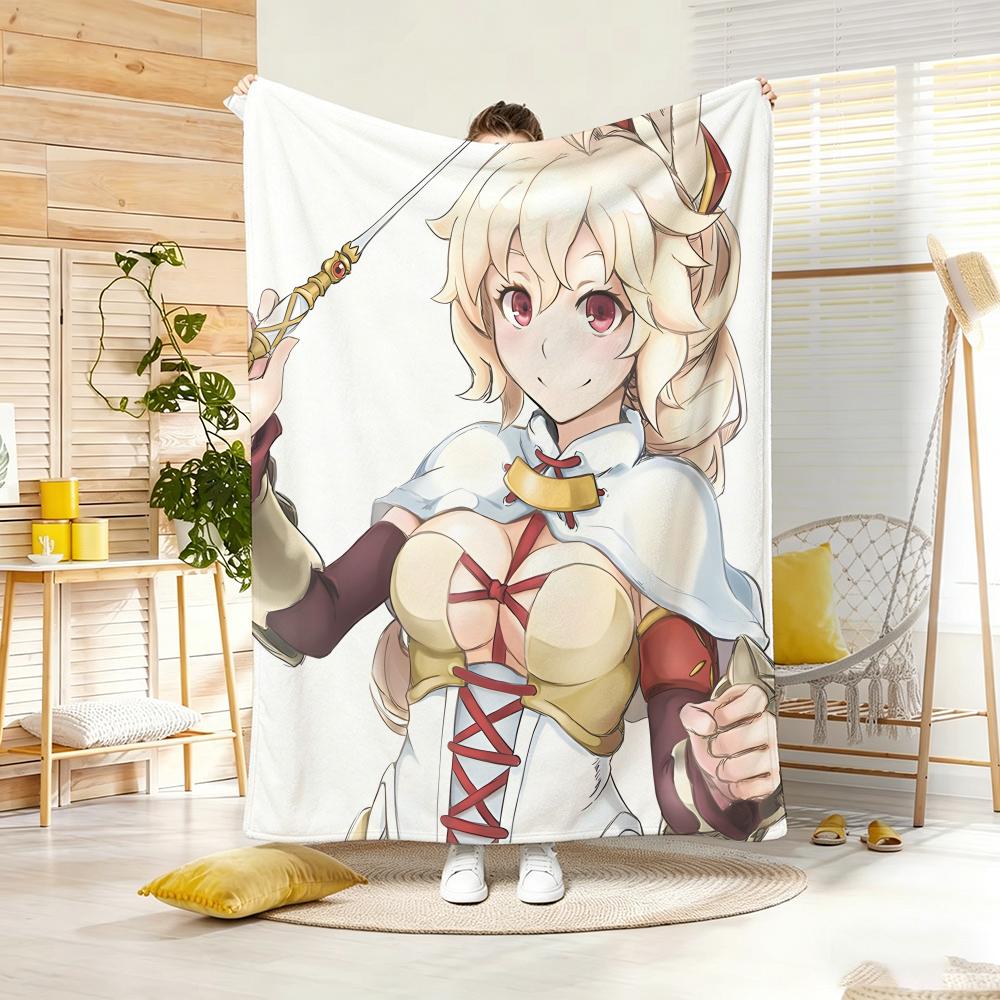 Anime Character N-Nashetania Lui Piena Throw Soft Warm Throw Blanket for Bedroom Living Room Bed Travel Camping Picnic Gift
