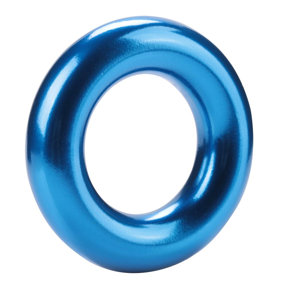 Anello di calata rotondo in alluminio Climb Tensione perfetta Lega di alluminio Anello O(blu)