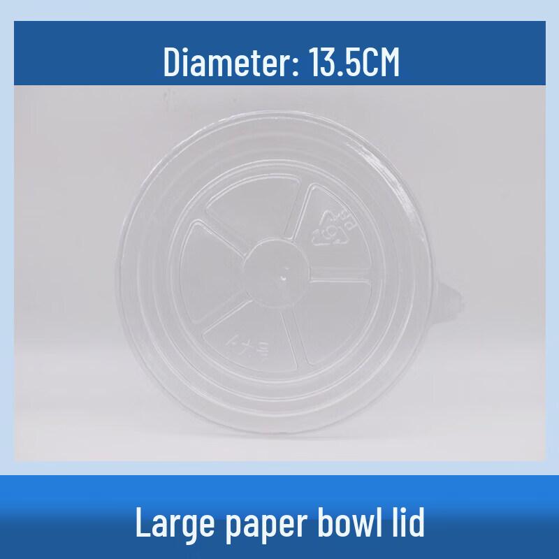 Qiwei Commercial Disposable Thickened Round Paper Bowls with Lids