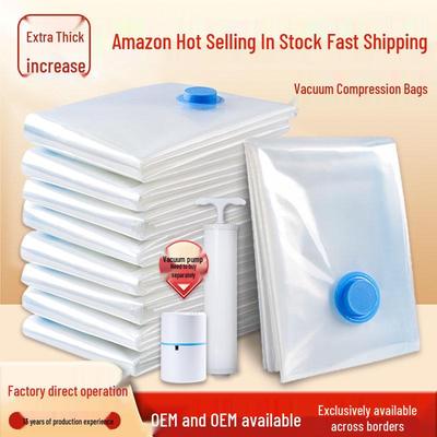 In-Stock Thickened Transparent Vacuum Compression Storage Bag for Quilts and Clothes