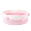 Cat Scratcher Bed Basket Cotton Rope Hand Knitting Stylish Look Cat Sleeping Bed Scratching Mat for Home Indoor