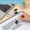 50 Pieces Dry Erase Markers Whiteboard Black Dry Erase Markers With Rubber Cap Fine Tip Dry Erase Markers