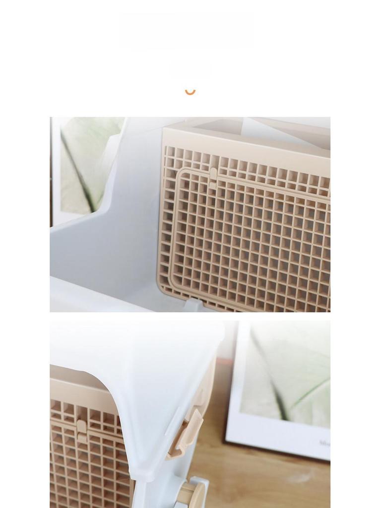 Leyoupai Semi-Automatic Oversized Cat Litter Box, Semi-Enclosed Design