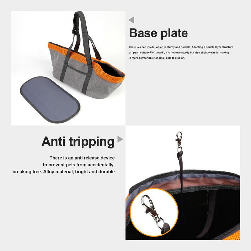 Cat Carrier Sling Breathable Adjustable Pet Carrier Bag Cat Carrying Sling Pet Travel Carrier Pet Tote Pouch Portable Shoulder