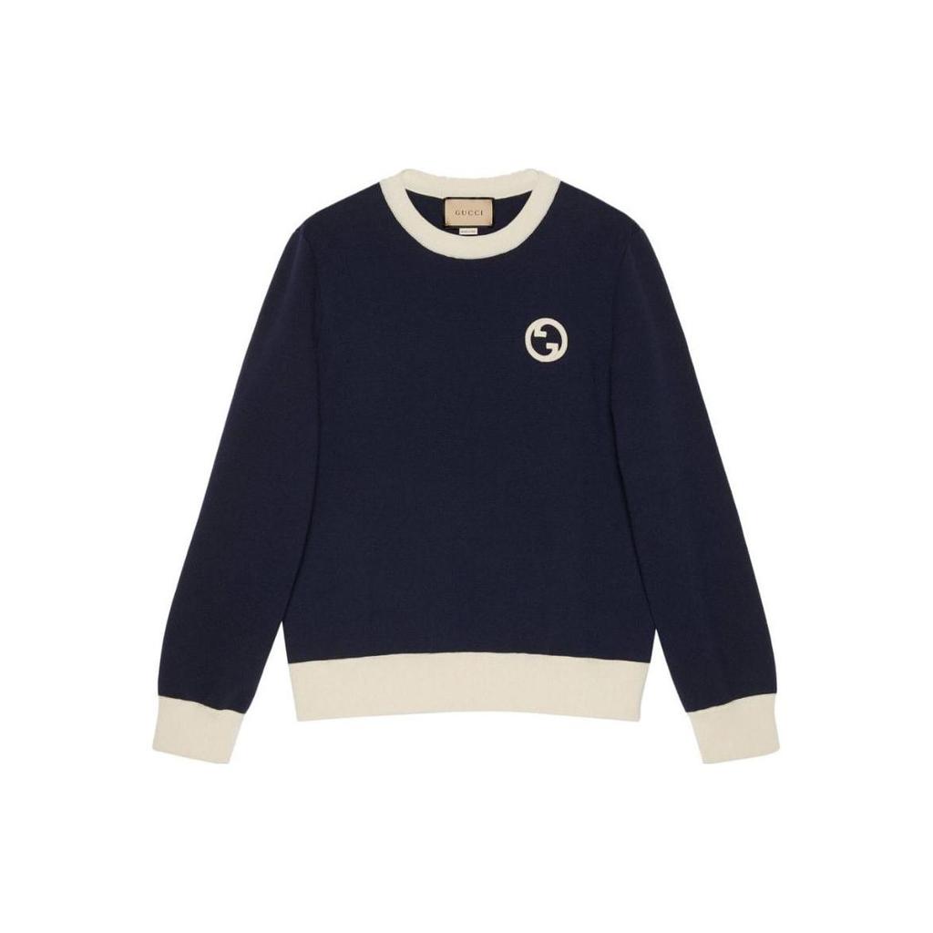 GUCCI SS23 Sweater Men's Marine Blue 752554-XKDHA-4423