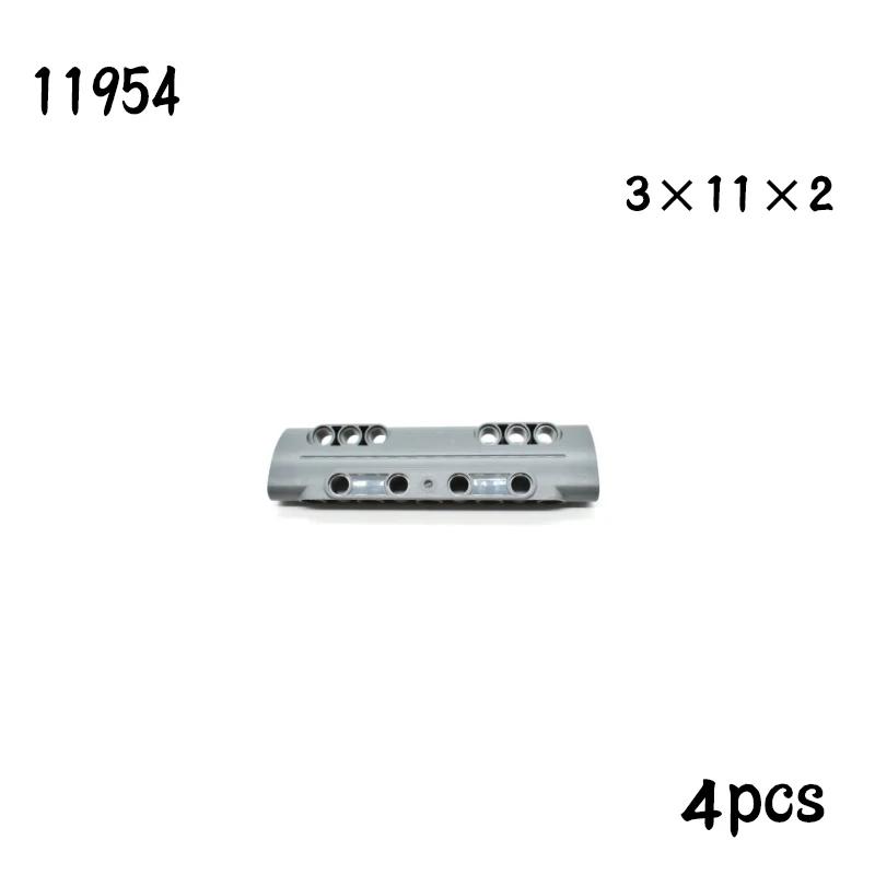 Non-Toxic Technical Parts Flat Panel Plate 1X3X11 Mechanical Building Blocks Car Moc Parts Brick Toy 11954 18944 18945 24116 24119 62531