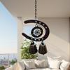 Wind Chimes Alloy Anti-Rust Fade-Proof Compact Decoration Horseshoe Windchime Ornaments for Family Home Ranch Bar Indoor