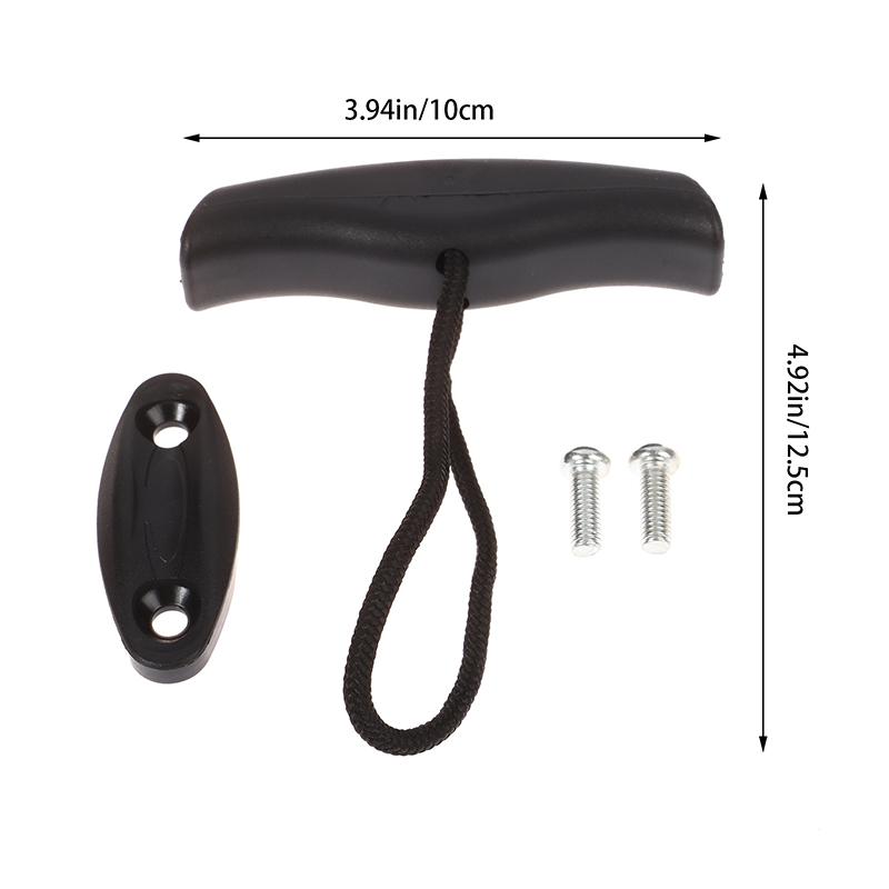 Universal Marine Kanu Kajak Pull Toggle Griff Beiboot Tragegriff T-Griff Mit Kordel Mit Schrauben Kajak Toggle Hand Pull Griff