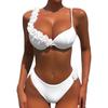 2025 Floral Hard Cup Bikini - European & American Style Sexy Swimwear