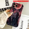 2DFlat Pink-Haired Demon Queen On Throne with Blood Moon All Inclusive Film Hard Phone Case, Compatible with iPhone 18 Pro Max 17 16 15 14 13 12 11