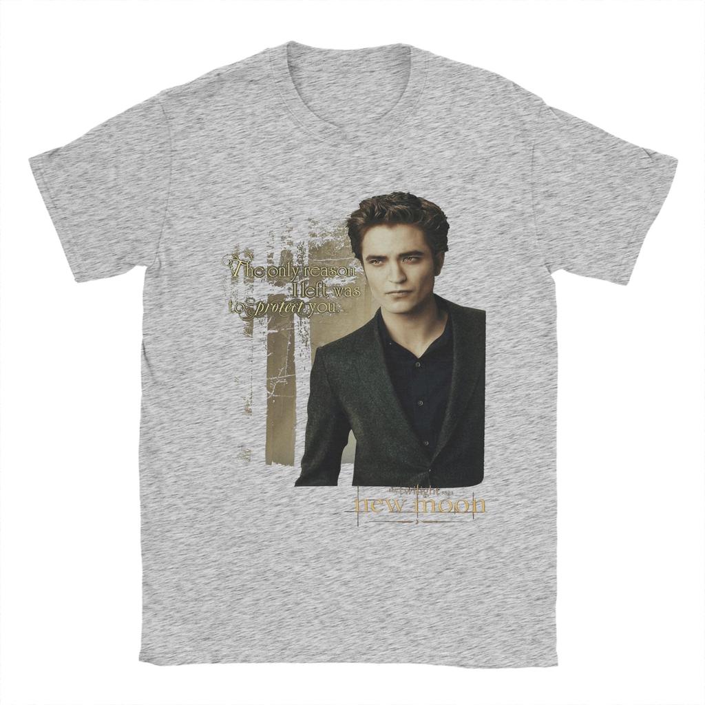 Men Twilight Edward Cullen Movie Retro T Shirts  Cotton Clothing Funny Short Sleeve Round Neck Tees 6XL T-Shirts