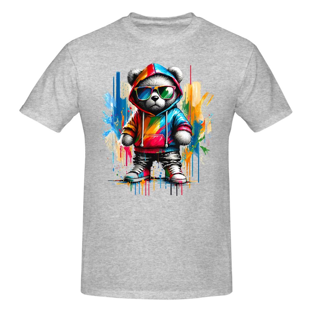 1 Piece Graphic Novelty 100 Cotton Tshirt Bearbrick Tees Tops For Unisex