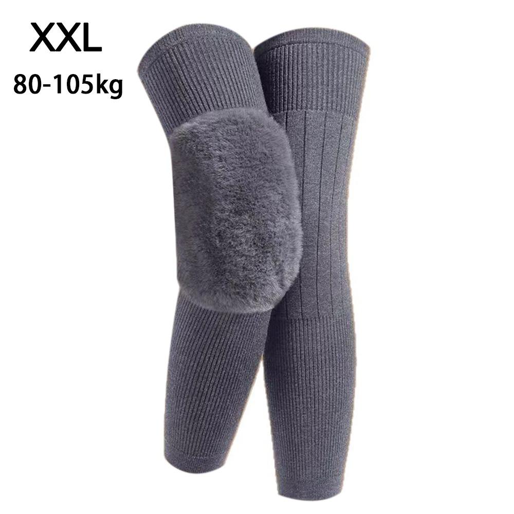 Thickened Winter Knee Pads Plus Velvet Leg Sleeves New Knee Support Unisex