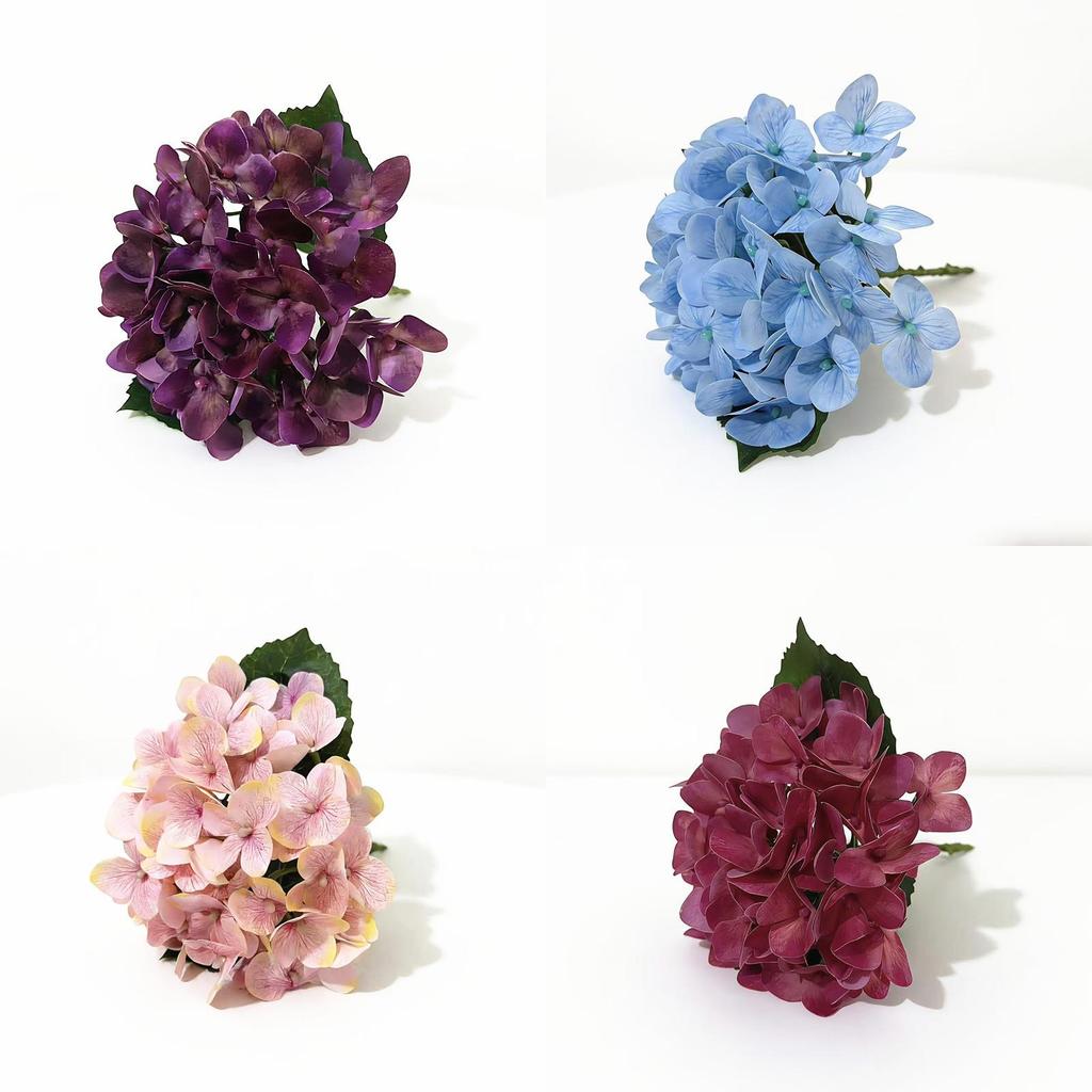 Bouquet di Fiori di Ortensia Artificiale Per Decorazioni Nuziali e Allestimenti per Eventi