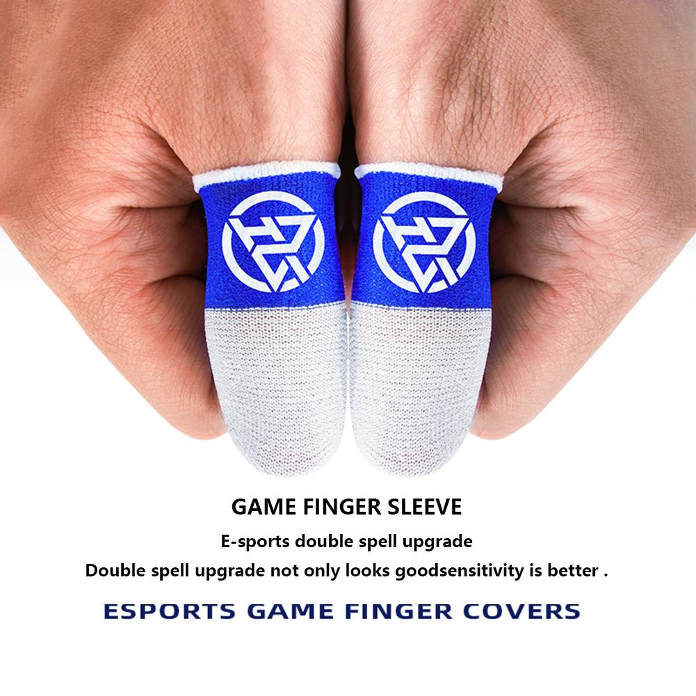 Atmungsaktive Fingerhülle für das Handy, Leuchtendes Nachtlicht, Fingerspitzenabdeckung, Schweißfest, Empfindlicher Touchscreen-Fingerhülle für PUBG Handy-Gaming 5